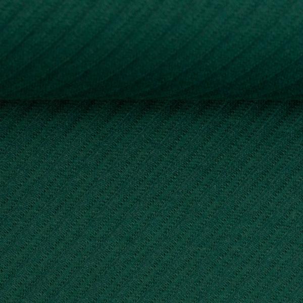 Jacquard Jersey Sarina, Diagonale Streifen, dunkelgrün